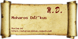 Moharos Dókus névjegykártya